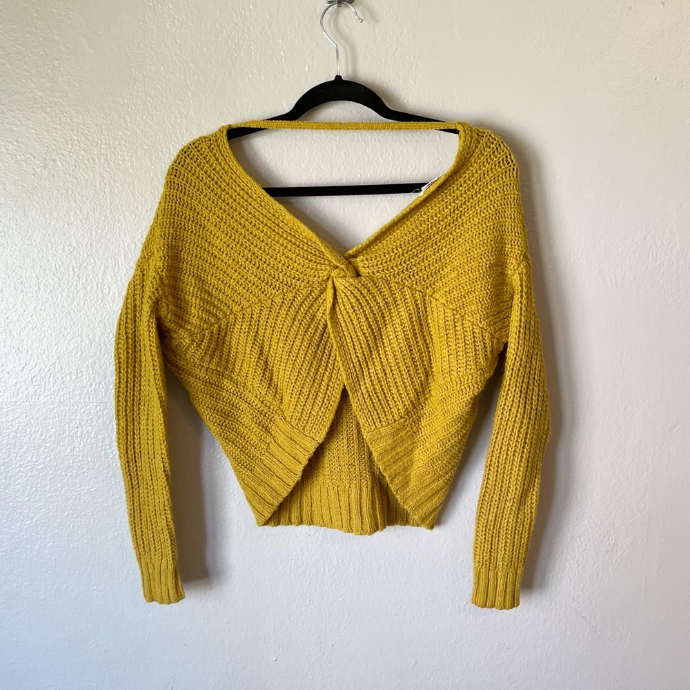 Yellow Knit Sweater